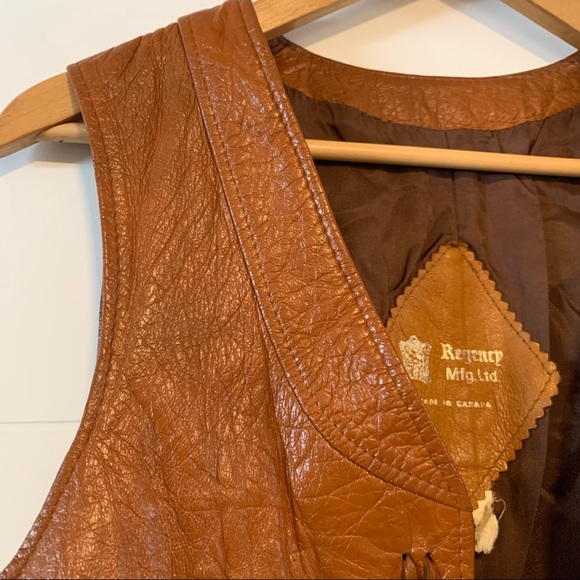 Vintage Pleather Vest - Picture 2 of 16